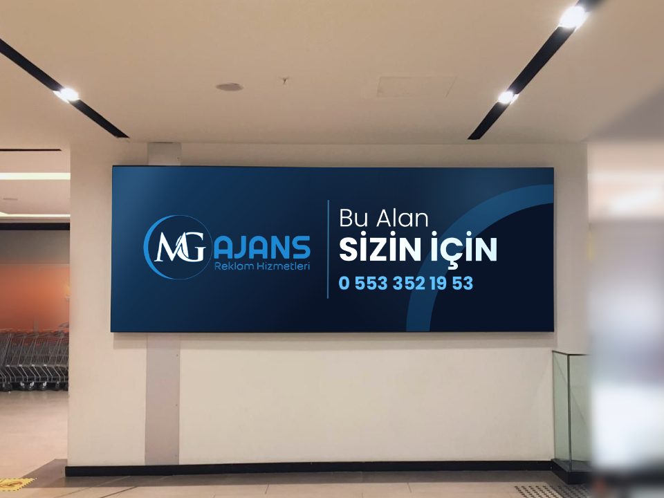 Dev Işıklı Pano – MG Ajans reklam uygulaması