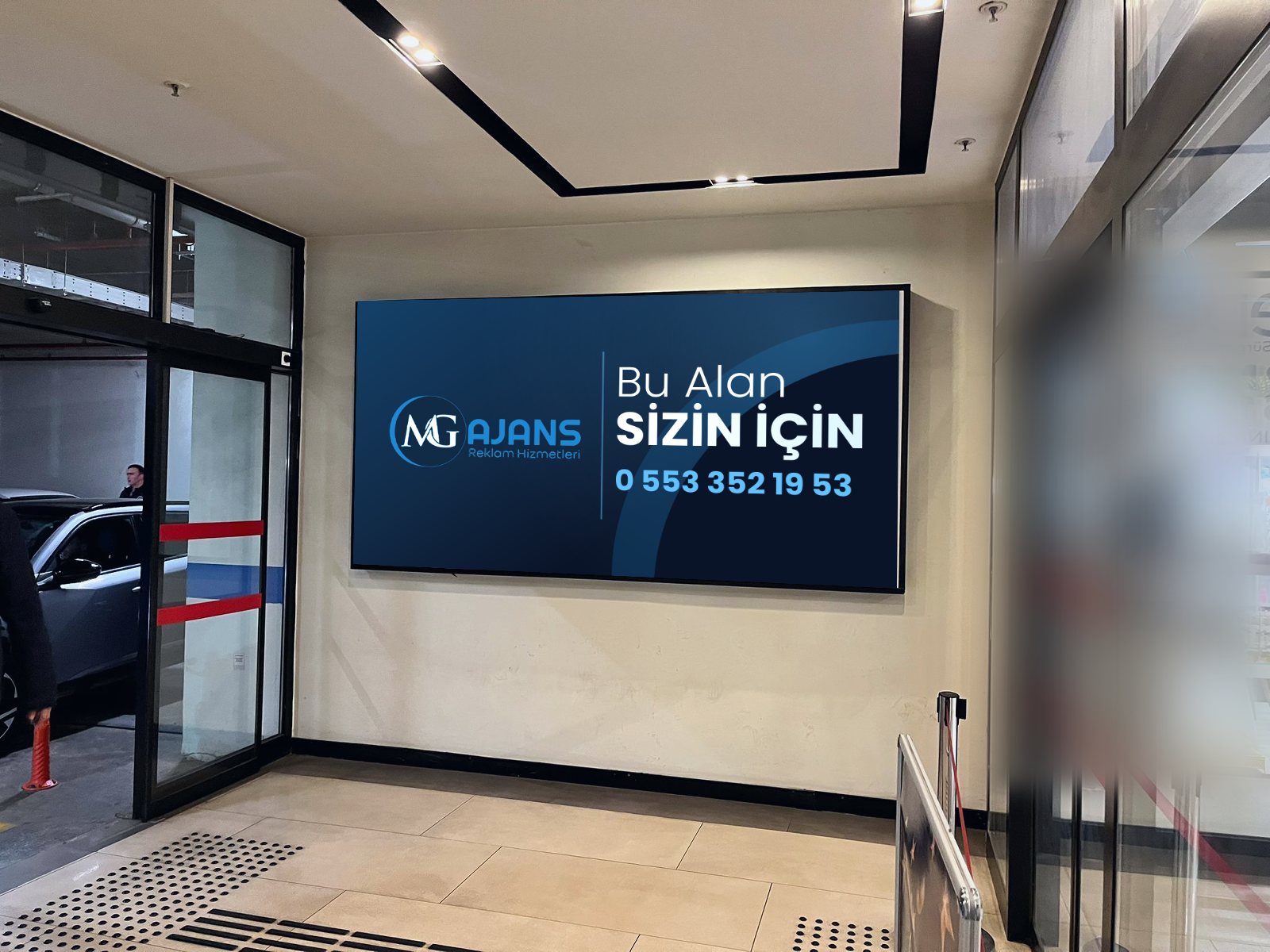 Giriş Holü Işıklı Pano