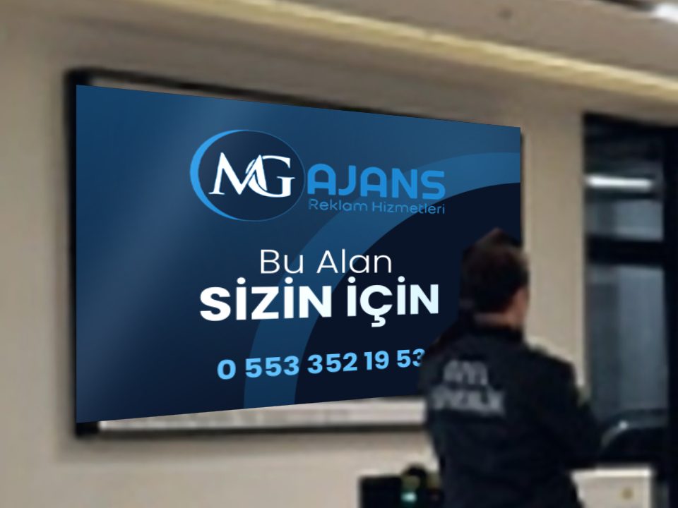 Güvenlik Girişi Panosu – MG Ajans reklam uygulaması