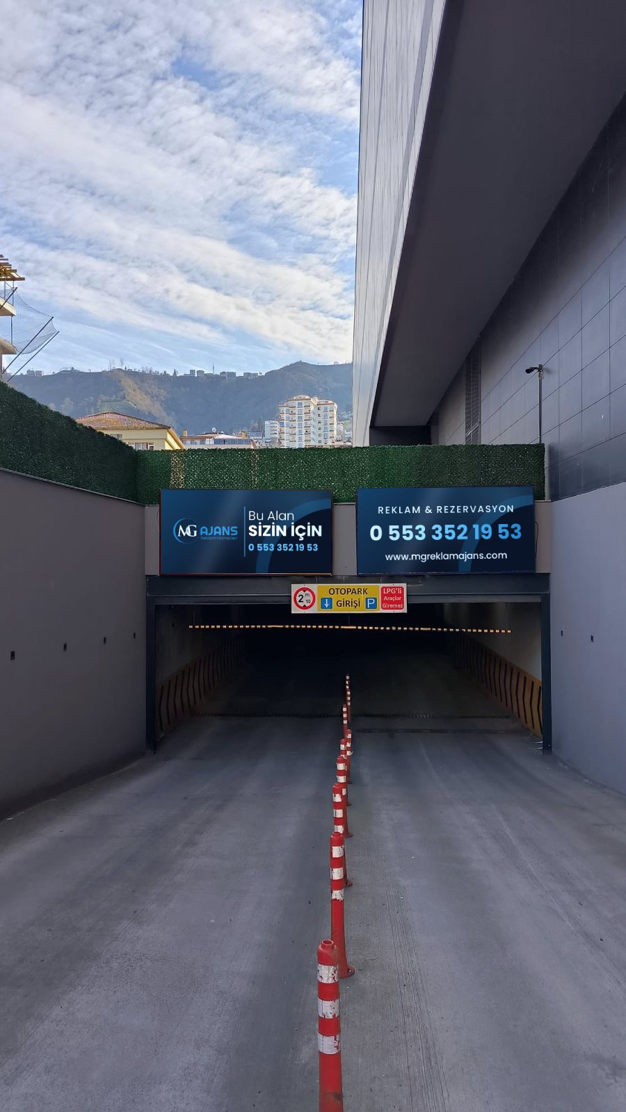 Otopark Araç Girişi Panoları