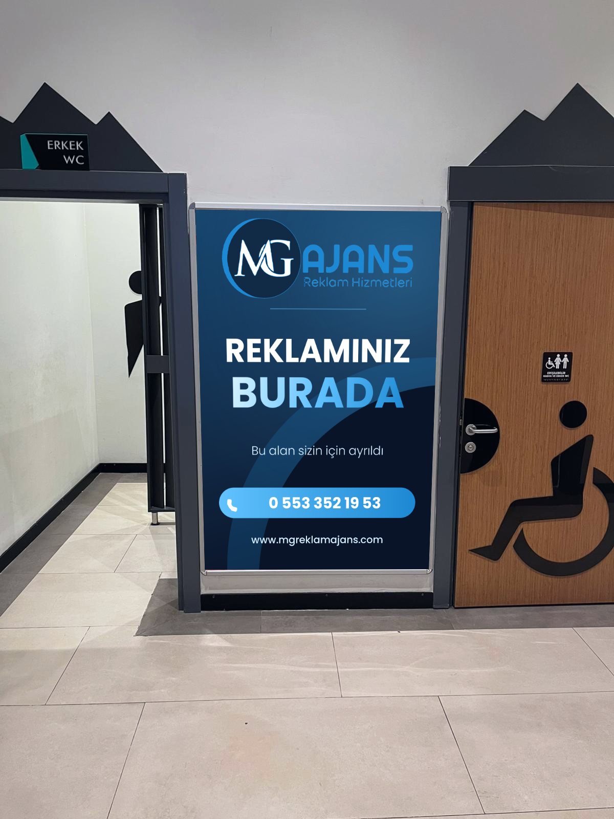 WC Önü Pano