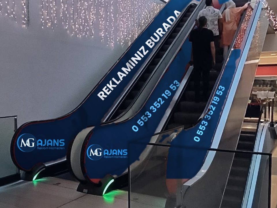 Yürüyen Merdiven Giydirme – MG Ajans reklam uygulaması
